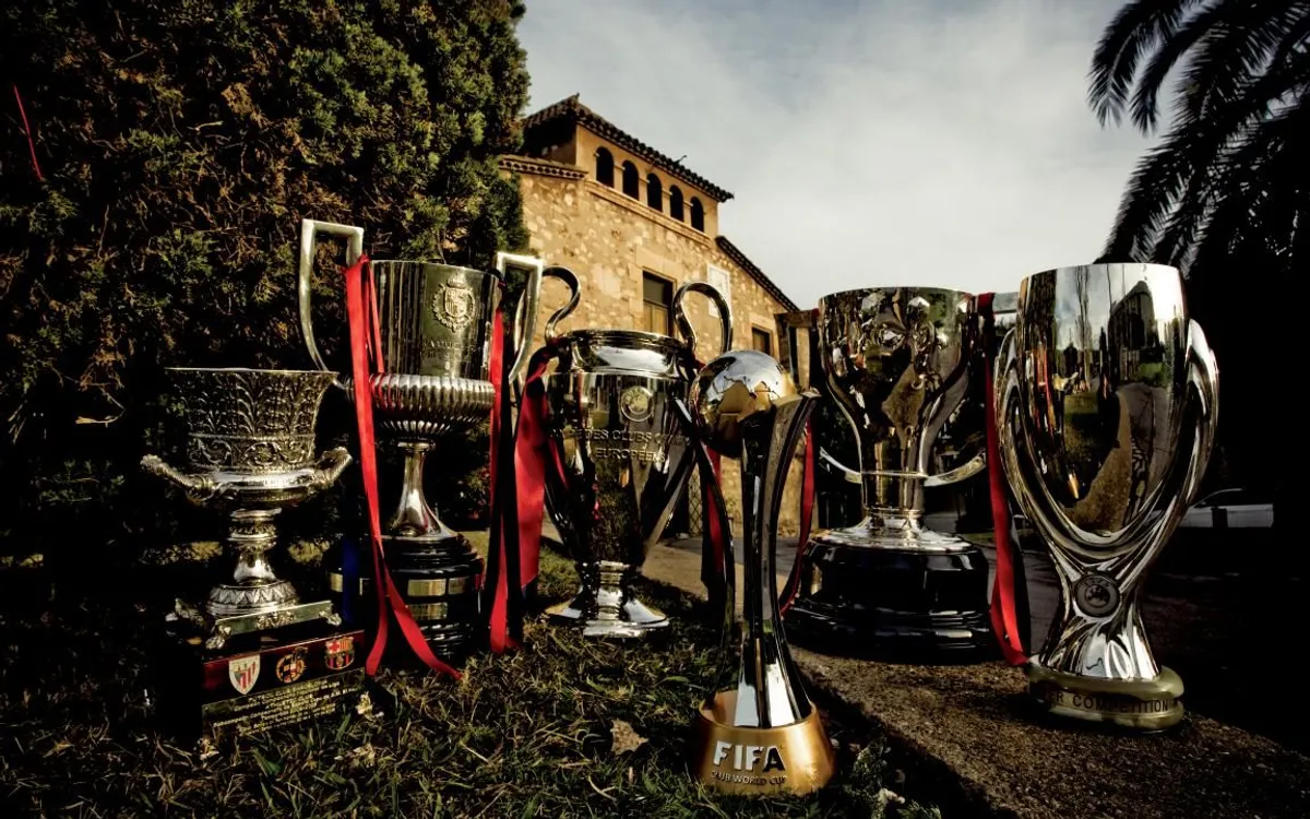 Image qui montre les Trophés du FC Barçelone